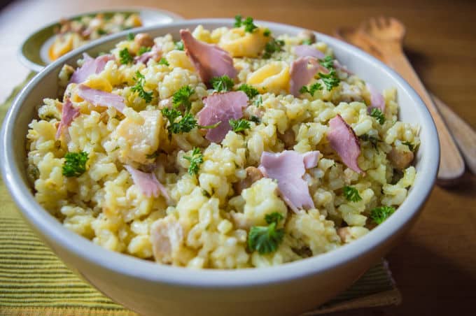 Calamari Rice Pilaf with Ham | mygutfeeling.eu #mediterranean #lowfodmap
