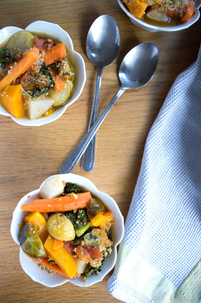 Winter Vegetables Ragout w/ Kale and Quinoa | mygutfeeling.eu