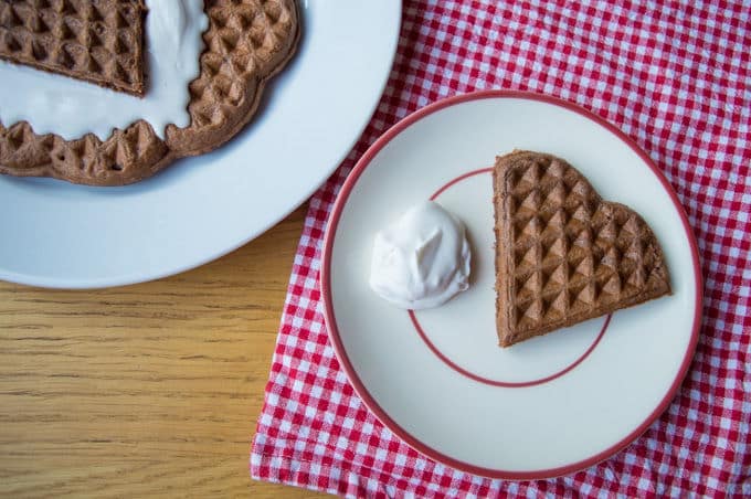 Chocolate Oat Waffles | mygutfeeling.eu #vehan #glutenfree #lowfodmap