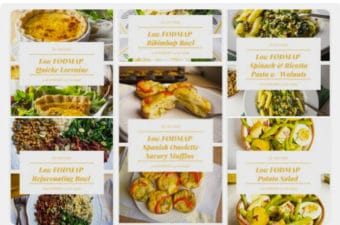Low FODMAP lunches mealplan