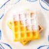 This Low Fodmap Belgian Waffles Recipe is easy and makes delicious, homemade, Belgian waffles.